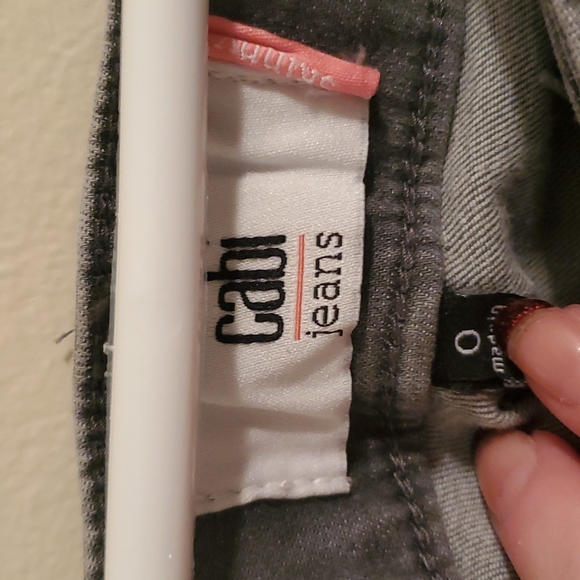 Cabi gray skinny jeans with pockets in front - Picture 2 of 5